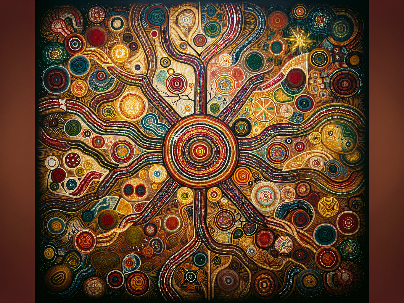 Exploration des Couleurs et des Émotions : Plongée dans l'Art Aborigène Australien et ses Histoires Millénaires à Travers les Œuvres Contemporaines Inspirantes