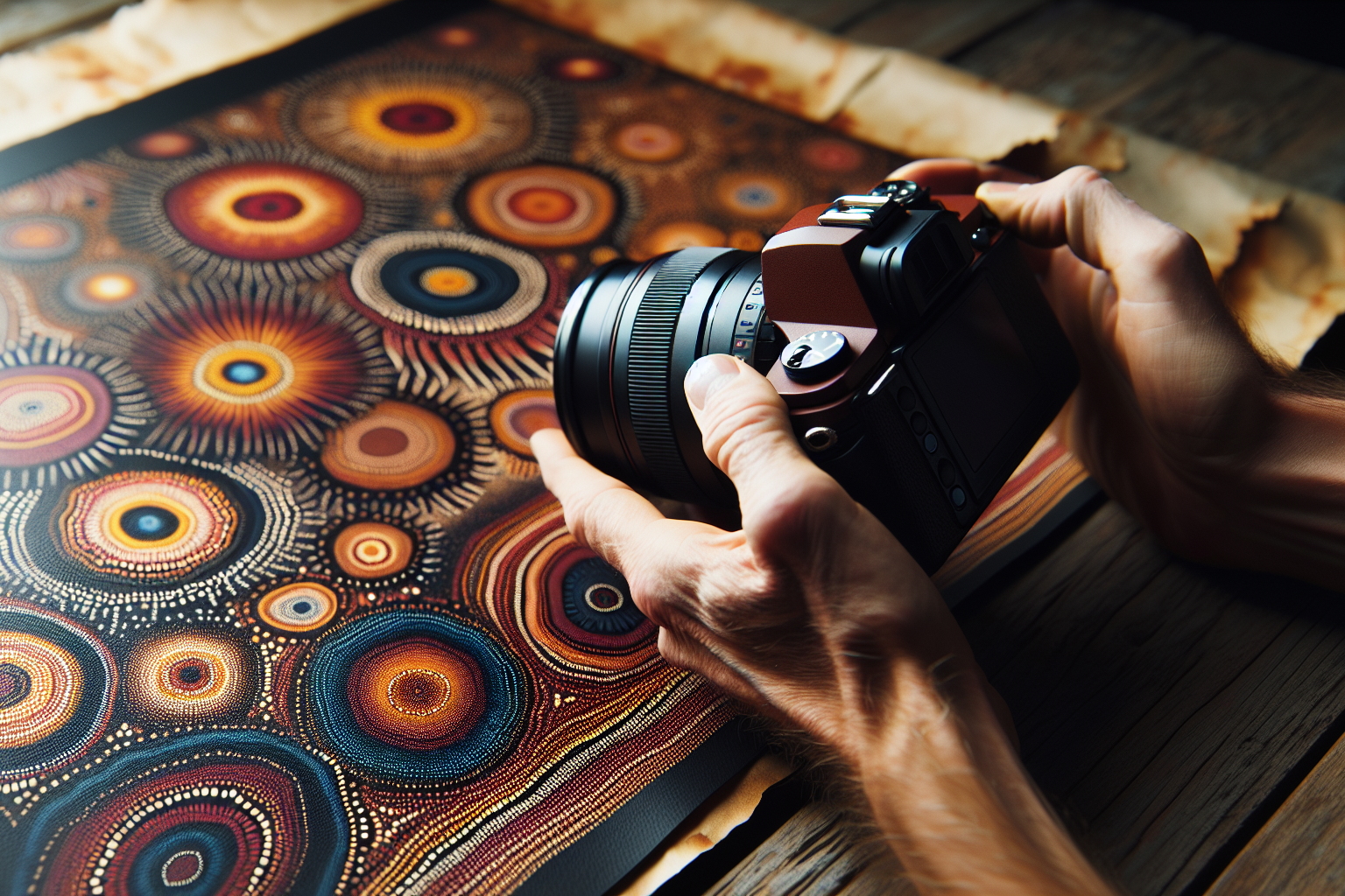 Exploration des Couleurs : L'Art Aborigène Australien Révélé