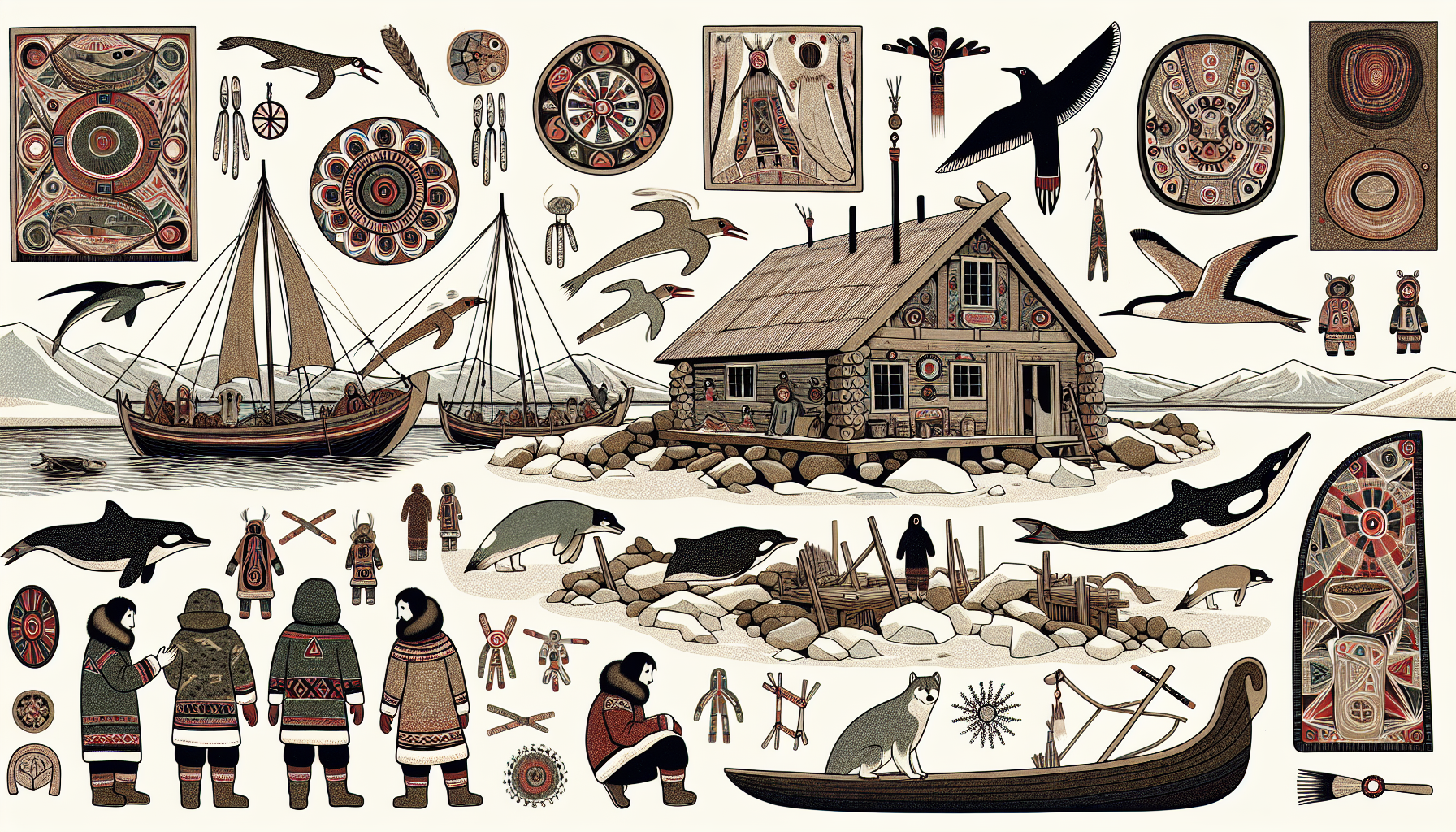 Gravure inuit traditionnelle