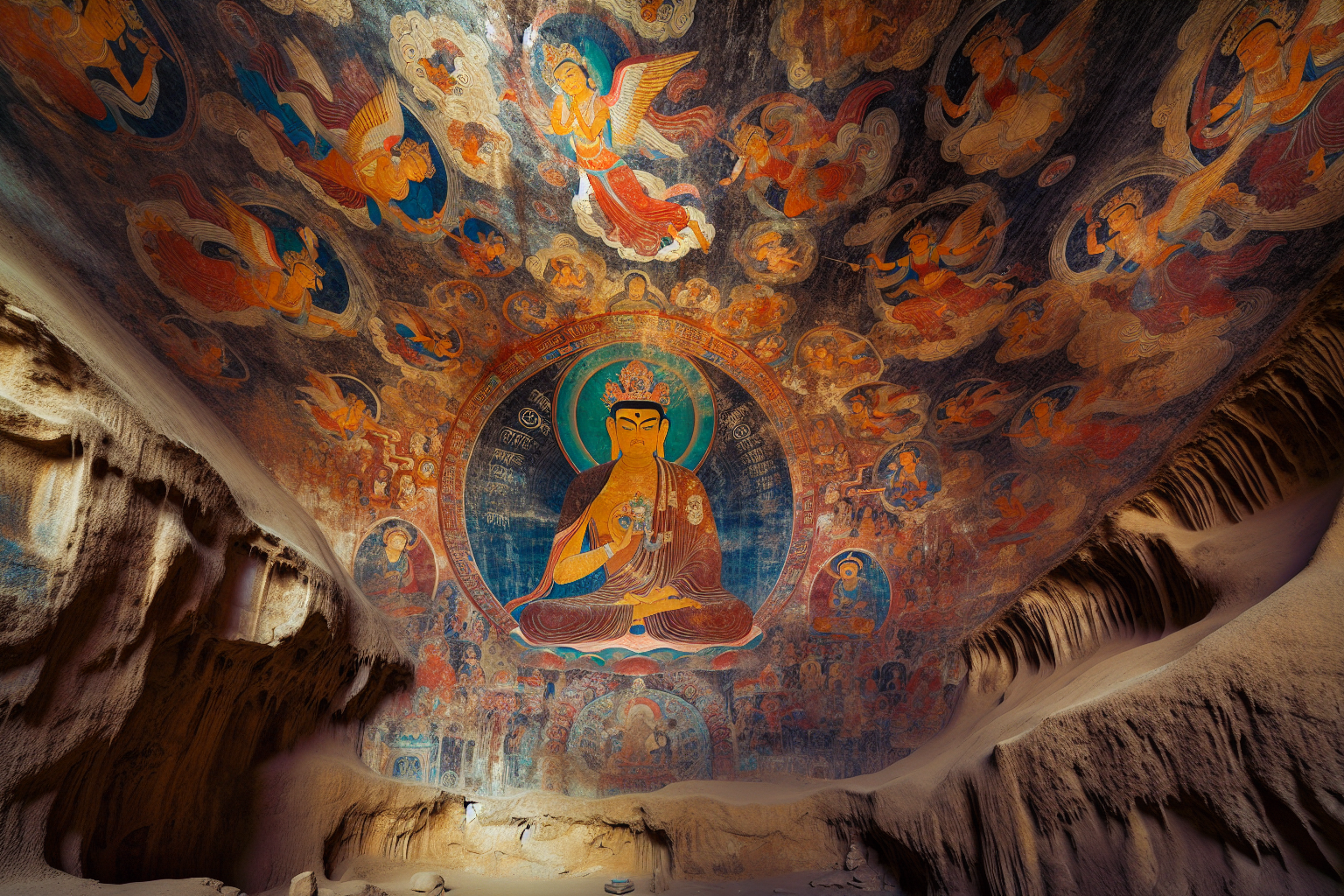 Les incroyables fresques bouddhistes des grottes de Dunhuang