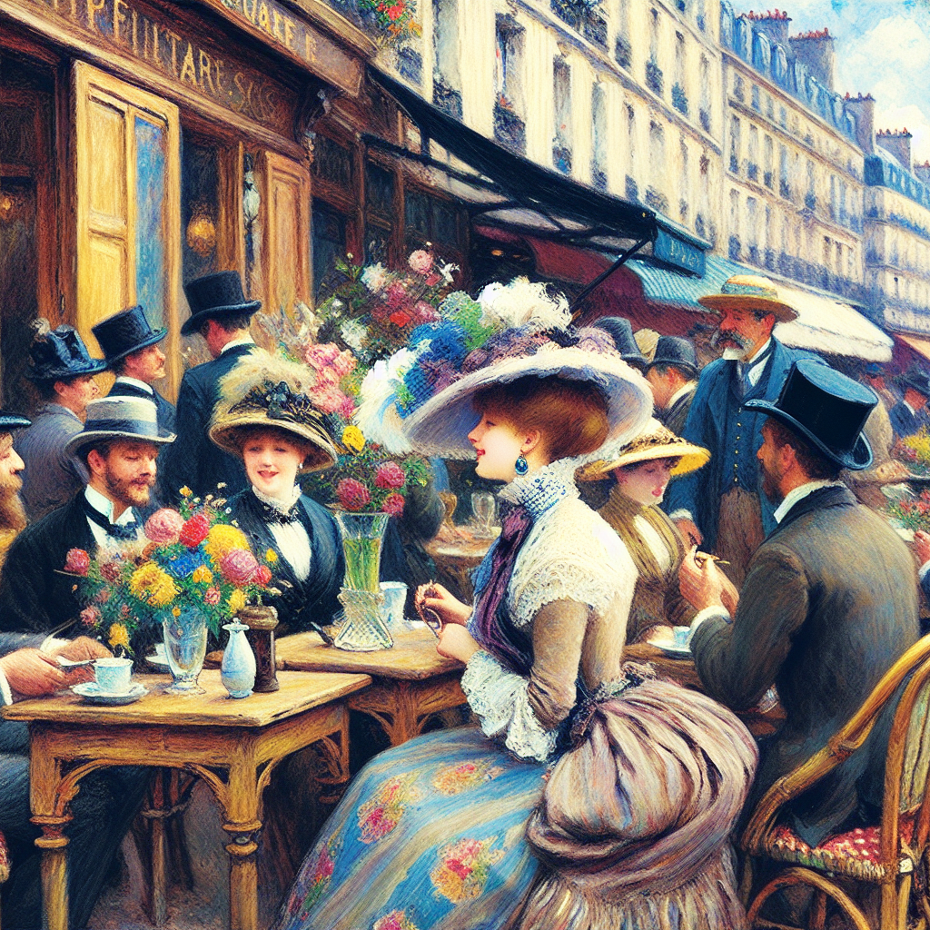 Cafés Parisiens des Années 1870 : L'Essor de l'Impressionnisme et son Influence Éblouissante sur l'Art et la Culture Moderne