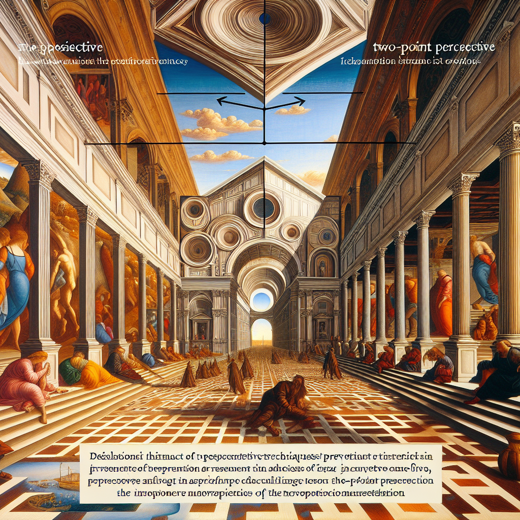 Influence des Techniques de Perspective dans la Peinture de la Renaissance Italienne : Impact sur la Représentation de l'Espace et de la Profondeur Artistique