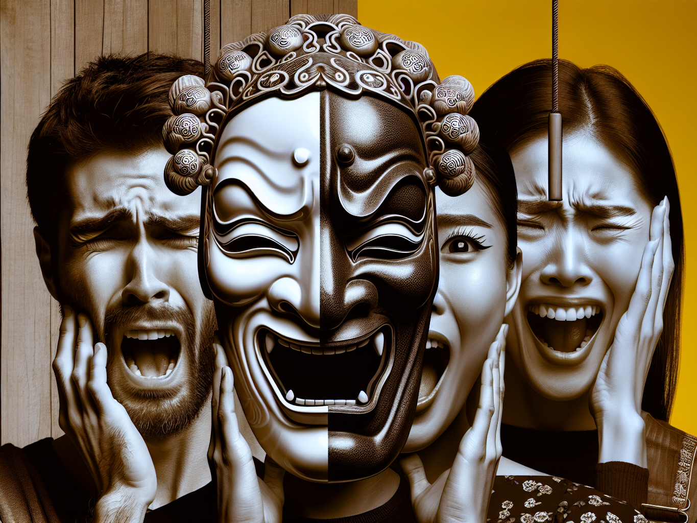 Masques et Émotions : L'Héritage du Théâtre Nô Japonais sur les Expressions Faciales des Acteurs Modernes