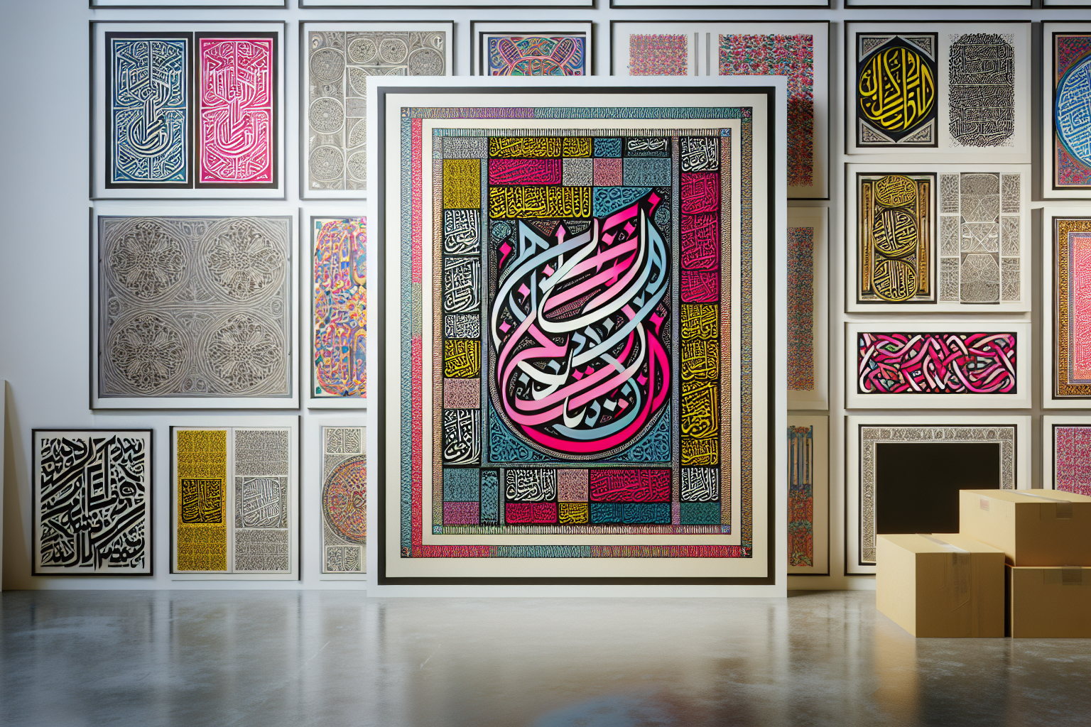 L'influence de la calligraphie arabe sur le mouvement Pop Art à New York dans les années 60