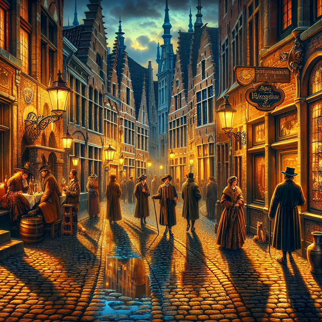 L’éclat du mystère : la peinture flamande du XVIIe siècle et son influence durable sur le réalisme contemporain dans les ruelles de Bruges.