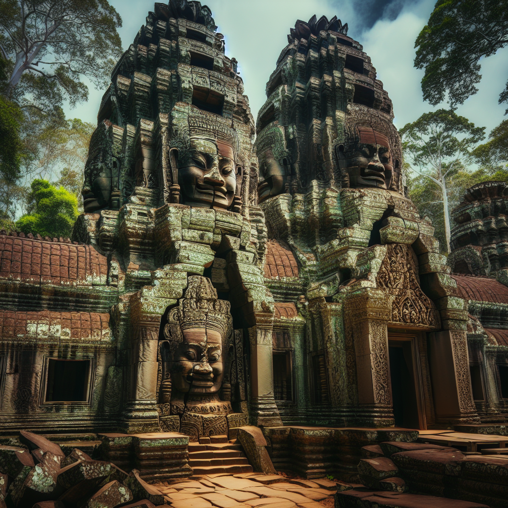 L'Énigme des Sculptures Monumentales d'Angkor : Exploration des Temples Cambodgiens entre Grandeur et Mystère