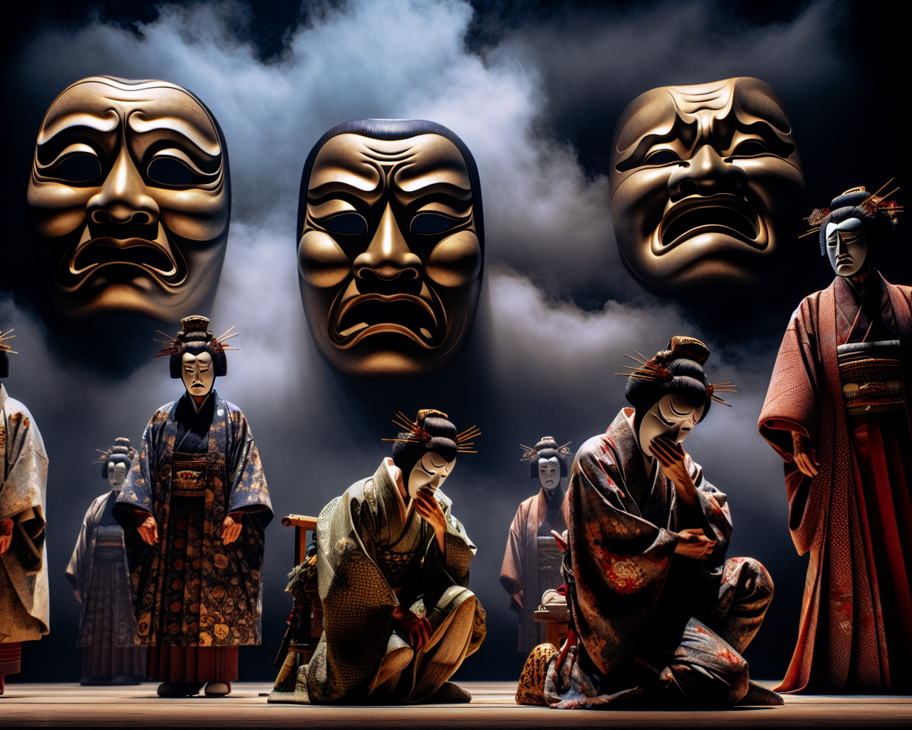 L'héritage des masques Nô : Comment le théâtre japonais du XVe siècle façonne les expressions des acteurs contemporains