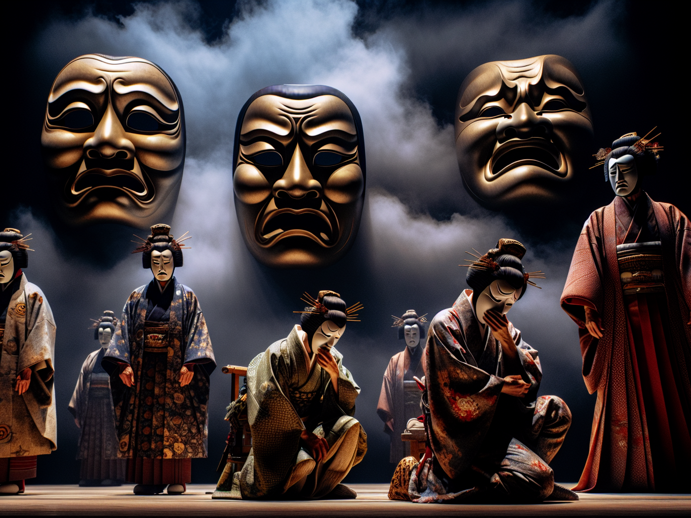 L'héritage des masques Nô : Comment le théâtre japonais du XVe siècle façonne les expressions des acteurs contemporains