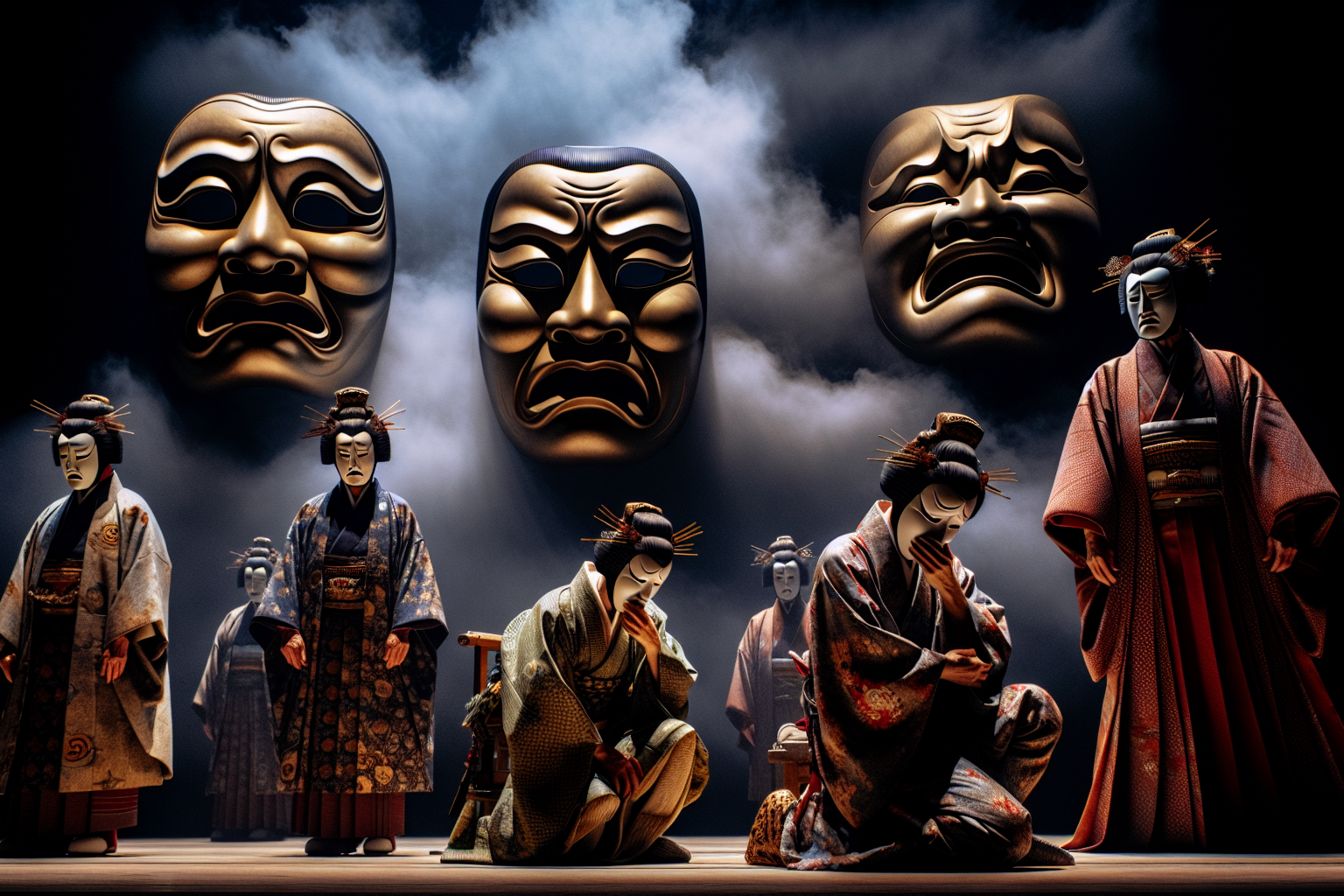 L'héritage des masques Nô : Comment le théâtre japonais du XVe siècle façonne les expressions des acteurs contemporains