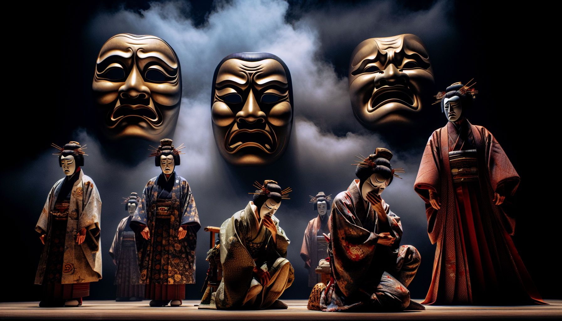 L'héritage des masques Nô : Comment le théâtre japonais du XVe siècle façonne les expressions des acteurs contemporains