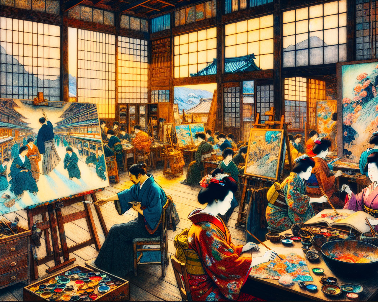 La magie de la fusion : L'impressionnisme japonais (Yōga) et son héritage artistique durant l'ère Meiji