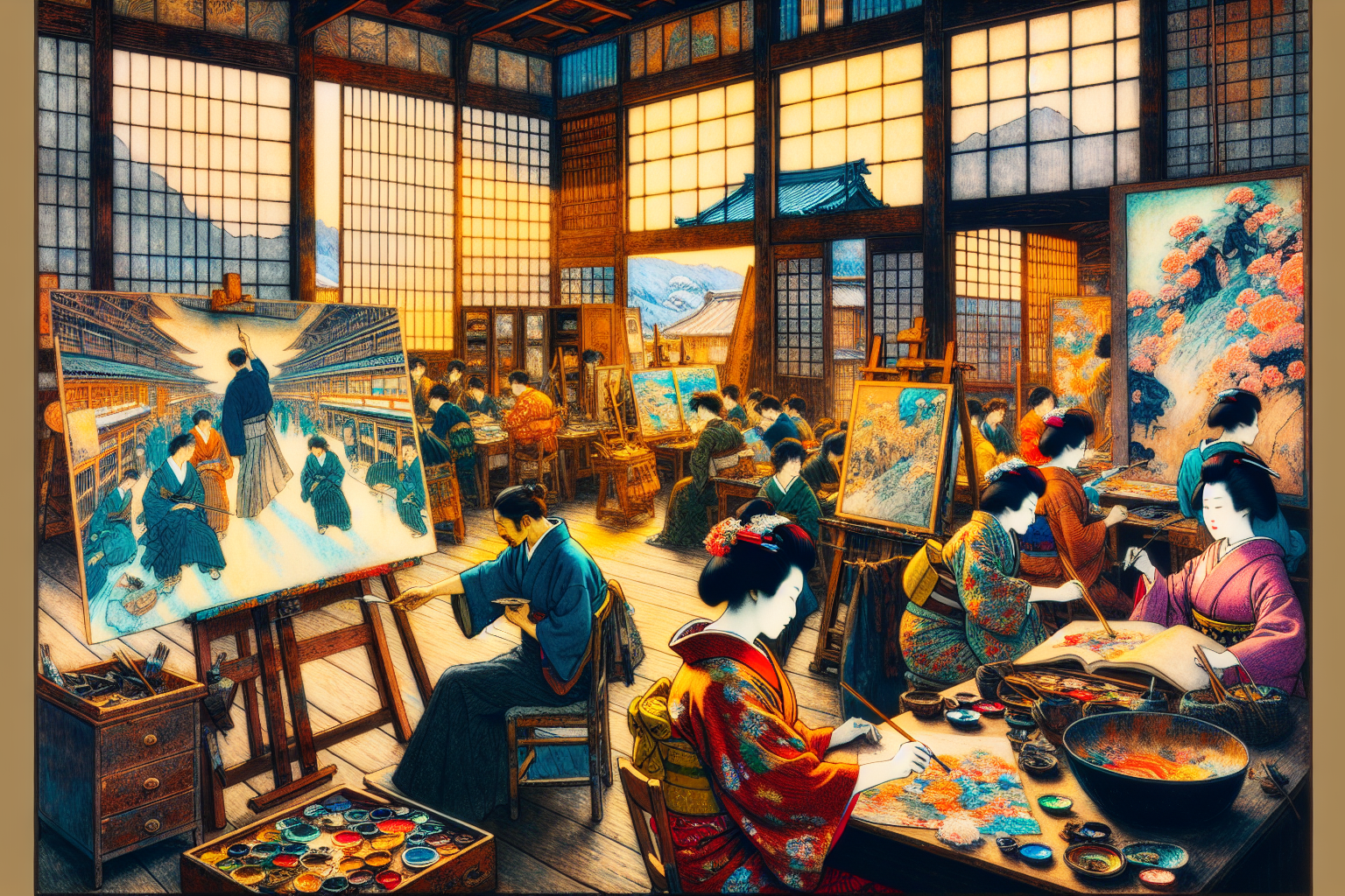 La magie de la fusion : L'impressionnisme japonais (Yōga) et son héritage artistique durant l'ère Meiji