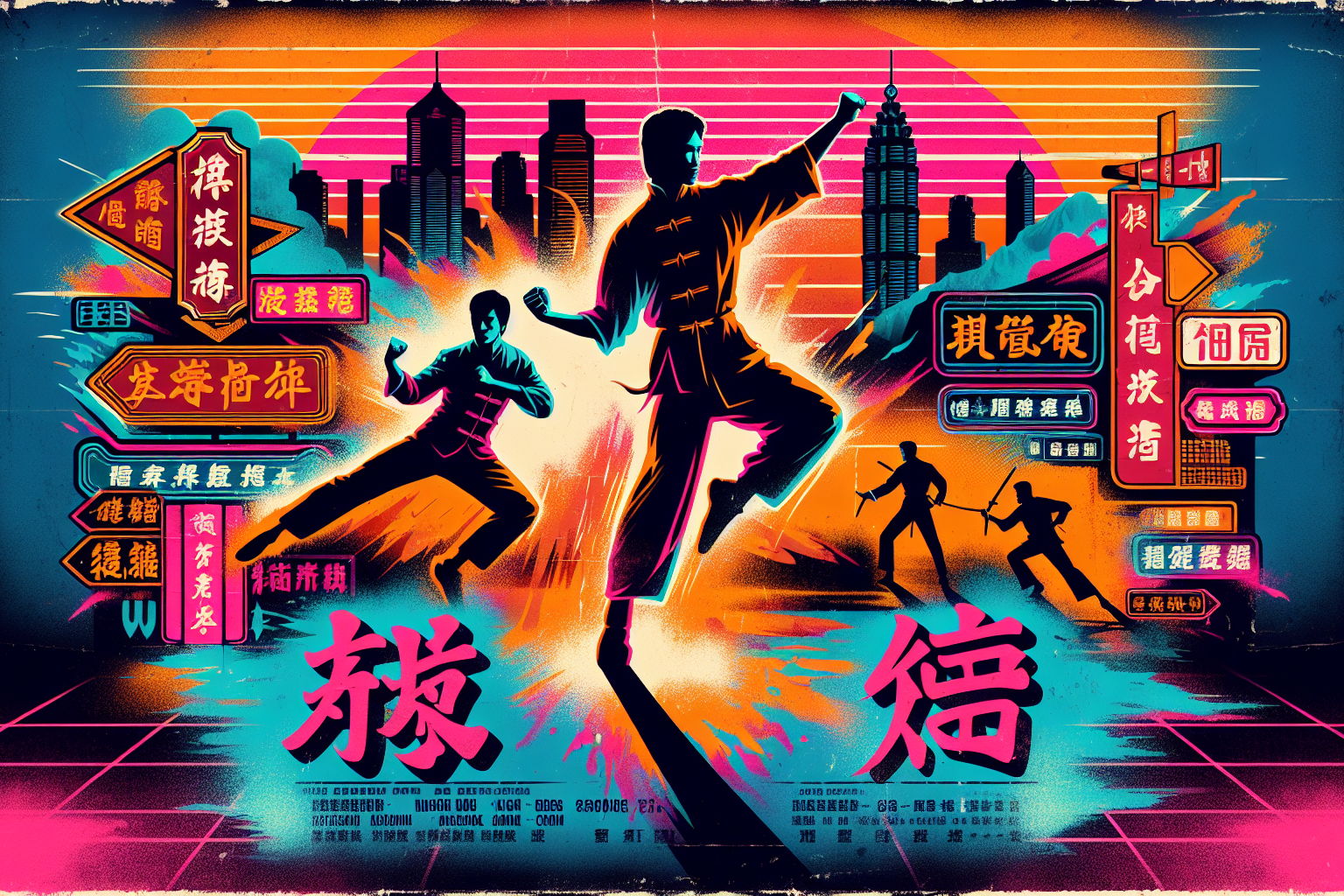 Les affiches de films hongkongais des années 80: un style graphique unique entre tradition et modernité