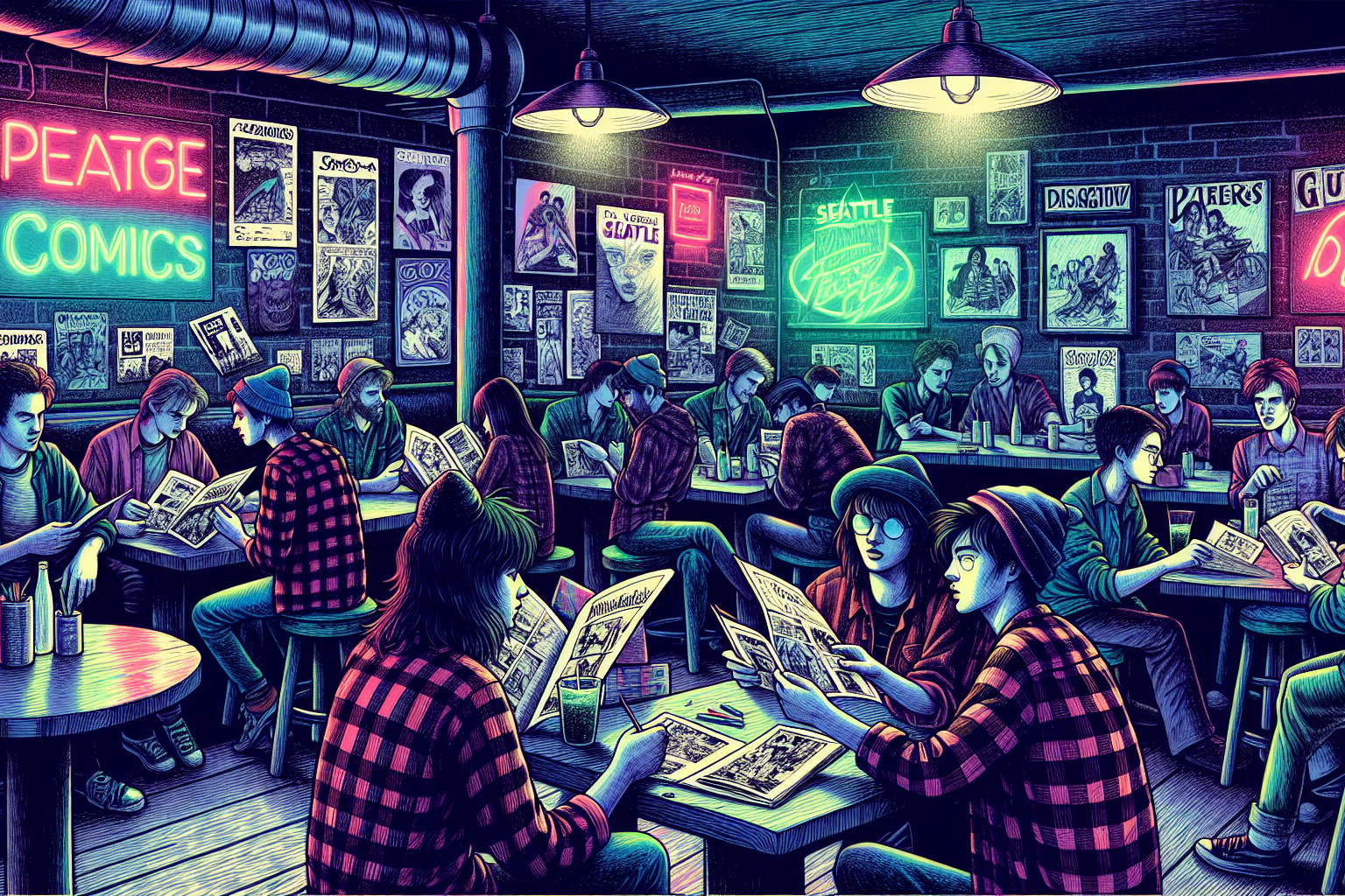 Le grand retour des comics underground dans les bars de Seattle des années 90