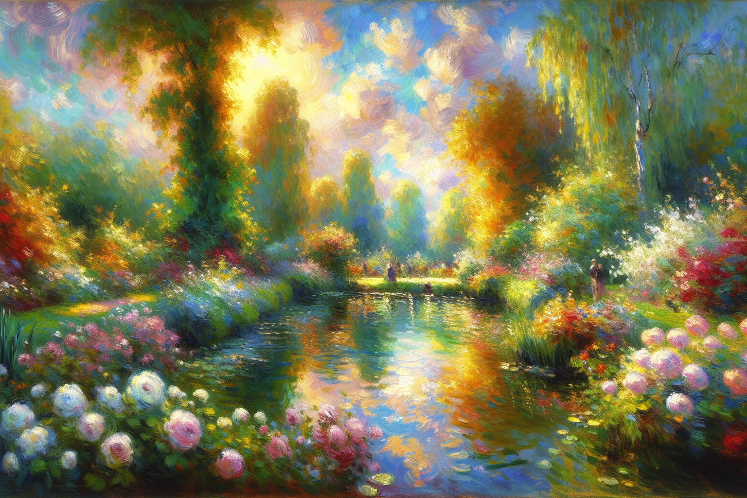 Lumières et Couleurs : L'Influence des Lumières Naturelles sur les Peintures Impressionnistes des Jardins de Giverny (1883-1926)