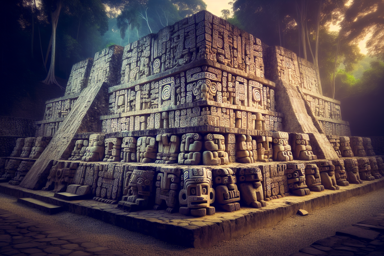 Sculptures Monumentales Maya à Copán : Symbolisme et Impact dans la Société Précolombienne des Centres Cérémoniels Honduriens