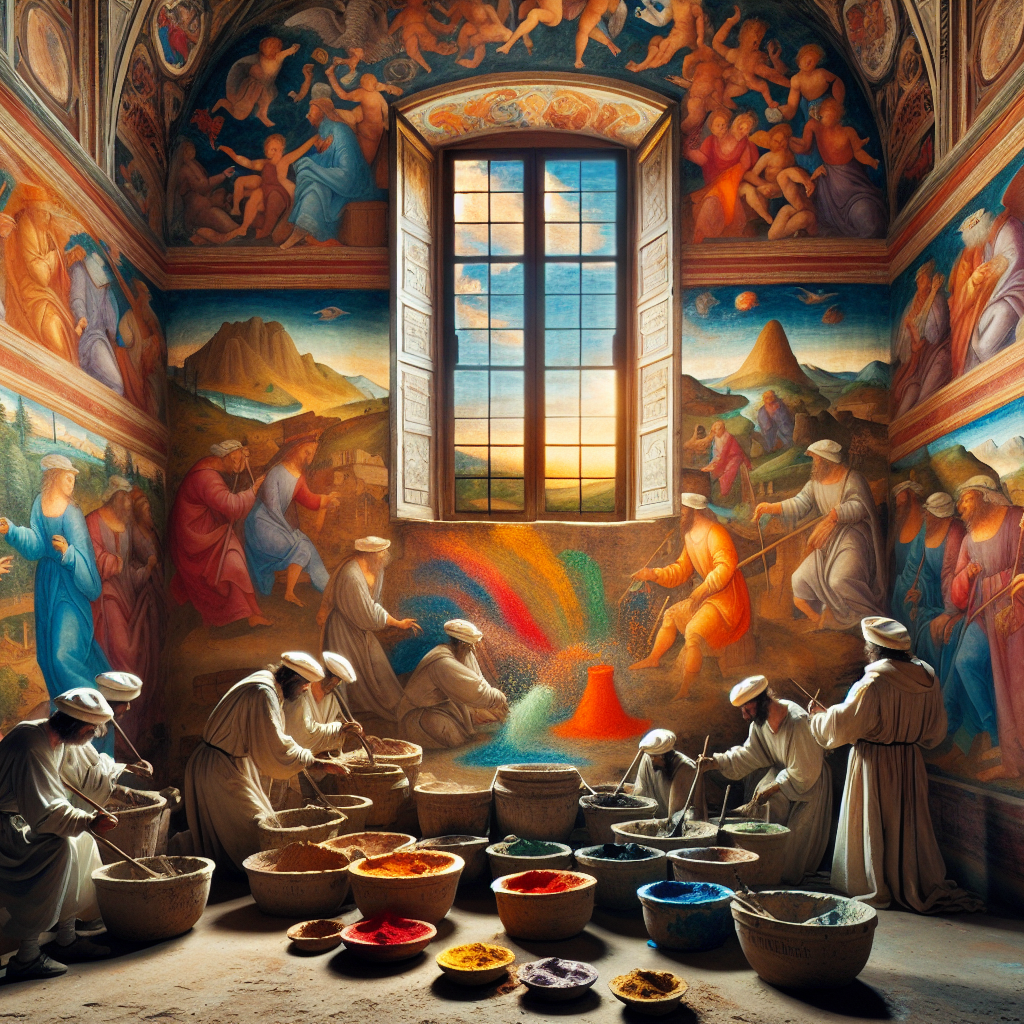 Les couleurs éclatantes de la Renaissance : L'art des pigments naturels dans les fresques italiennes