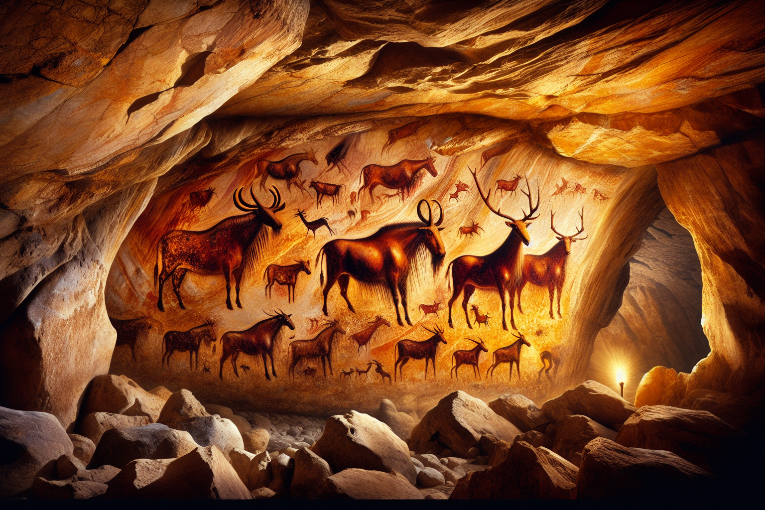 La peinture rupestre des grottes de Lascaux : un chef-d'œuvre préhistorique qui défie le temps