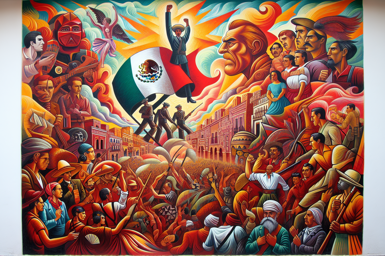 Peintures Murales Mexicaines : Un Héritage Révolutionnaire et Son Impact sur l'Art Contestataire en Amérique du Sud dans les Années 1920-1930