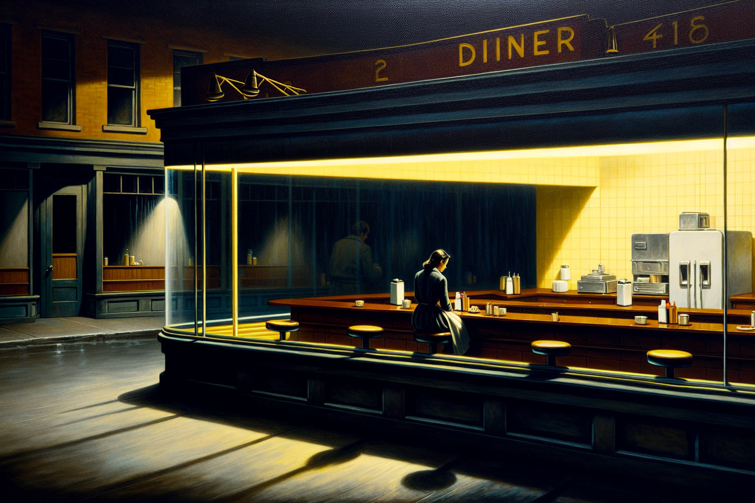 Les portraits nocturnes de Edward Hopper: une solitude urbaine américaine des années 1940