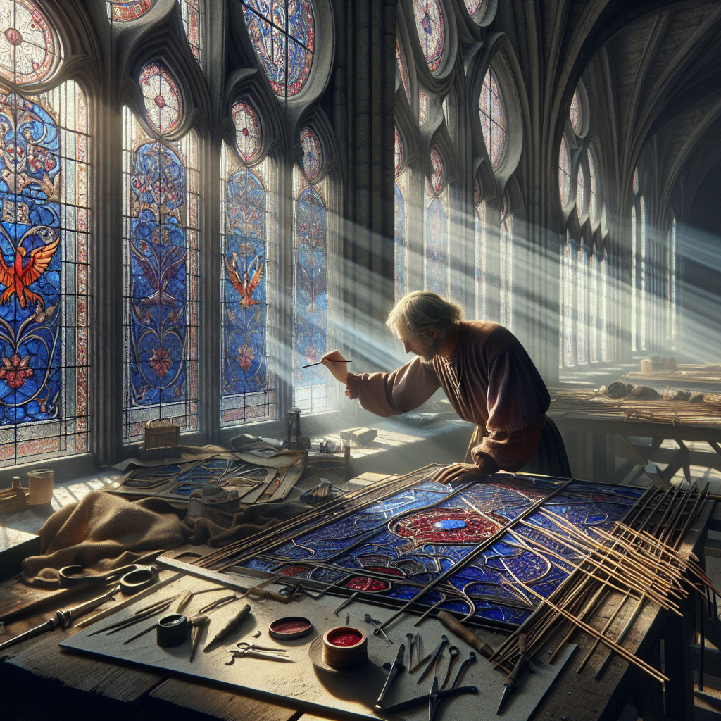 Les secrets de la peinture sur verre des cathédrales gothiques de Chartres et Bourges