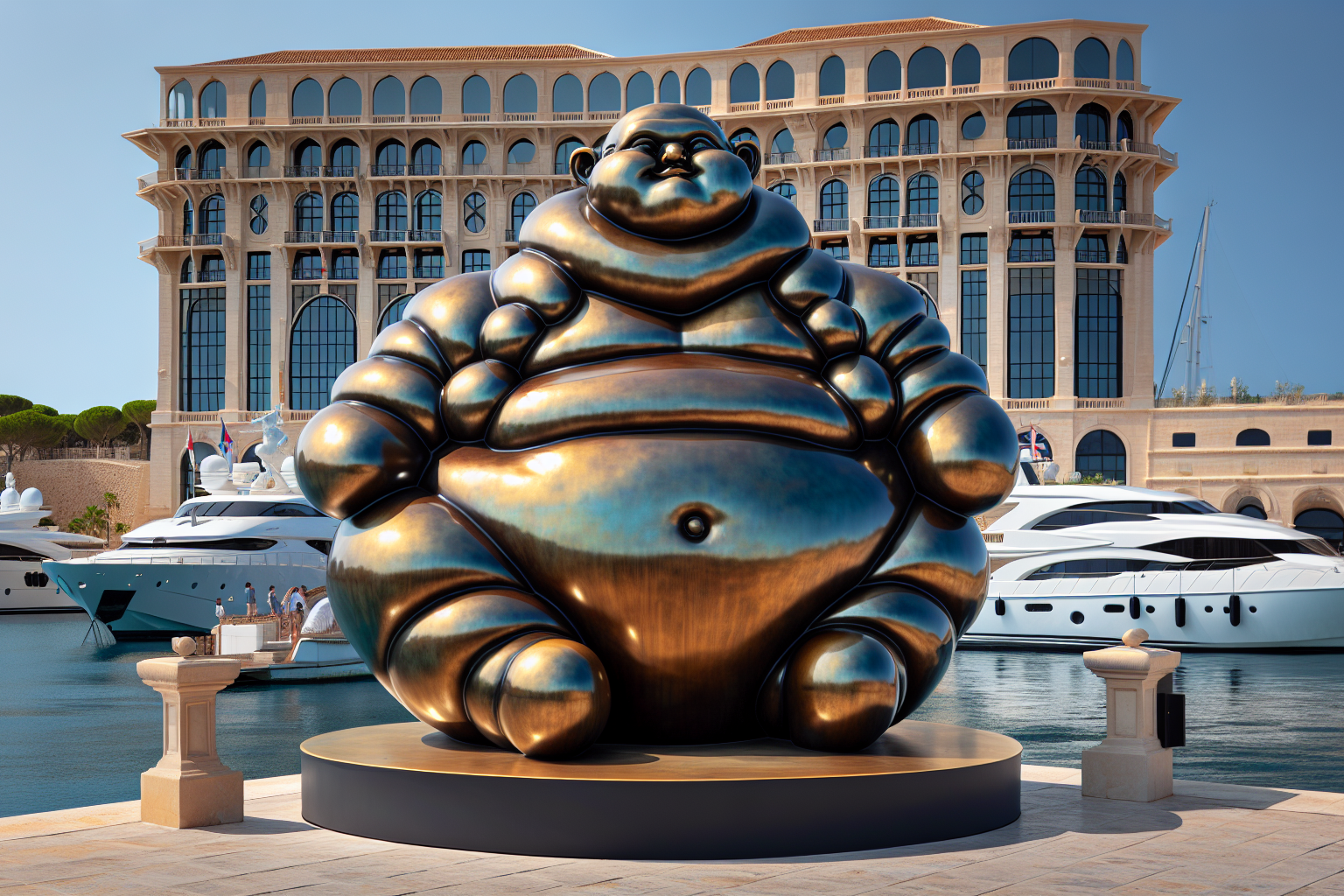 Les oeuvres monumentales en bronze de Fernando Botero à Monaco