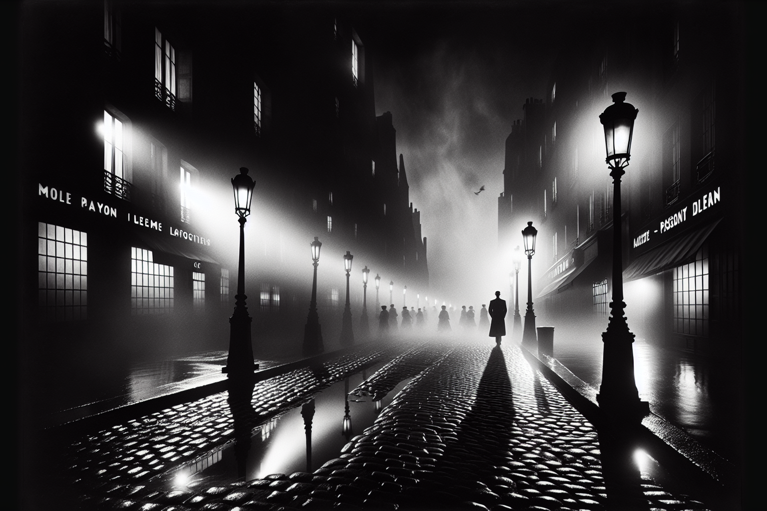 Les ombres mystérieuses dans la photographie nocturne de Brassaï à Paris des années 1930