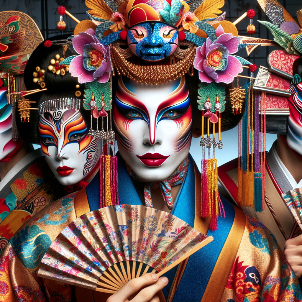 L'Éclat du Kabuki : Comment le Théâtre Japonais du XVIIIe Siècle Inspire les Maquillages et Costumes Contemporains