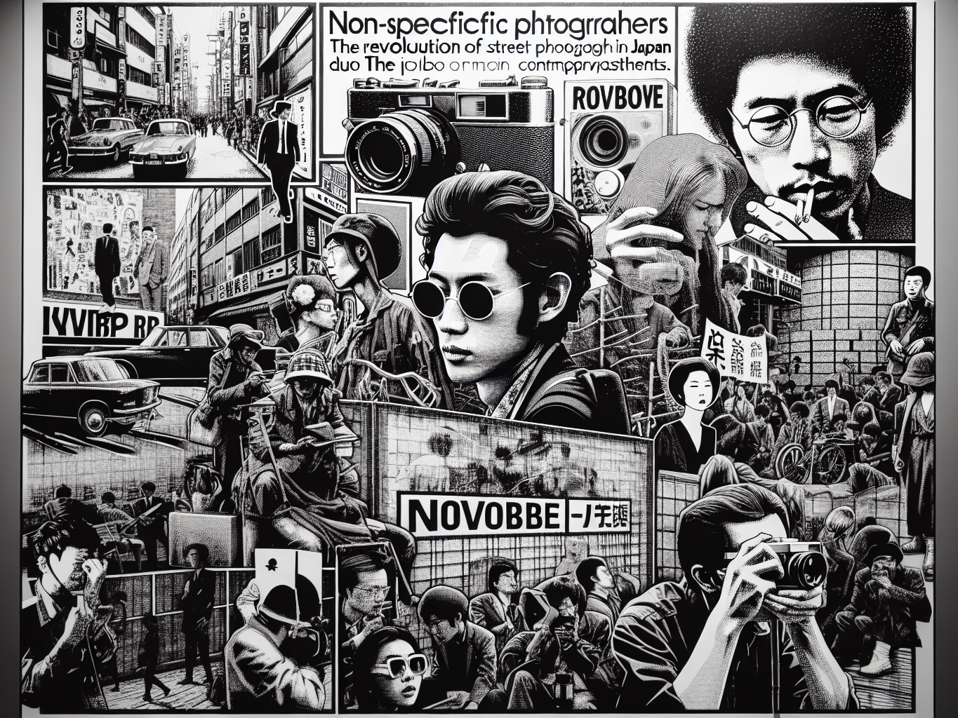 La Révolution de la Photographie de Rue au Japon des Années 60 : L'Impact du Mouvement Provoke sur l'Esthétique Contemporaine