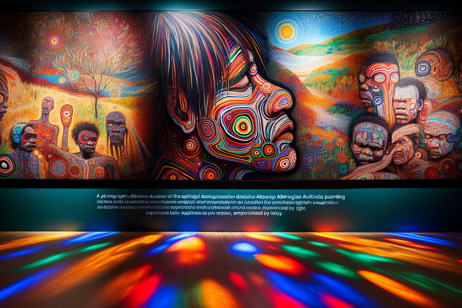 Exploration des Couleurs et Émotions : L'Art Vibrant des Peintures Aborigènes d'Australie en Lumière