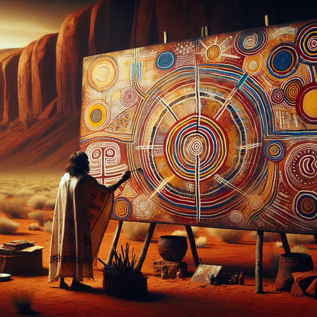 Exploration des Couleurs : L'Art Mystique des Peintures Aborigènes d'Australie et Leur Histoire Envoûtante