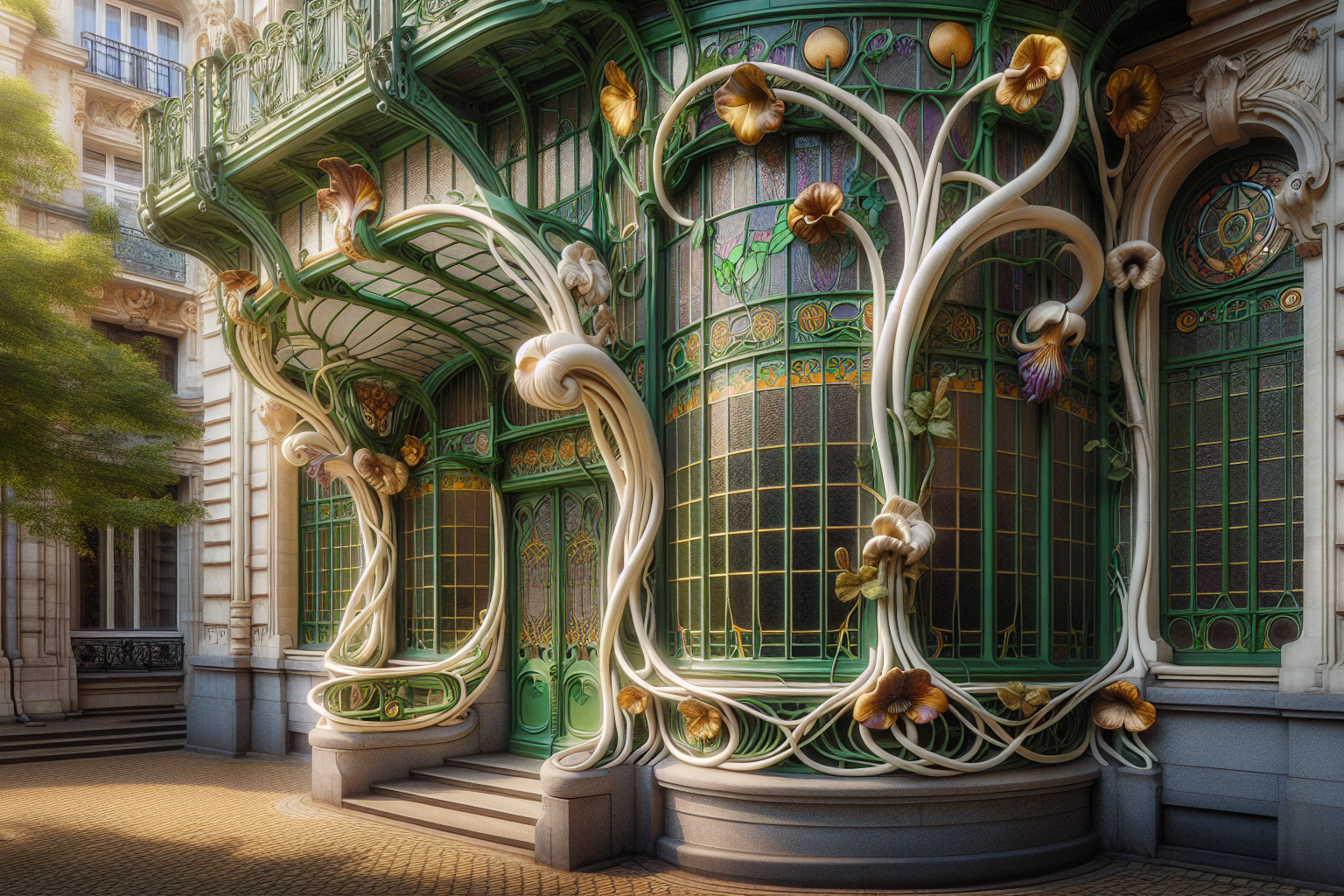 Les courbes végétales dans l'architecture Art nouveau de Victor Horta à Bruxelles