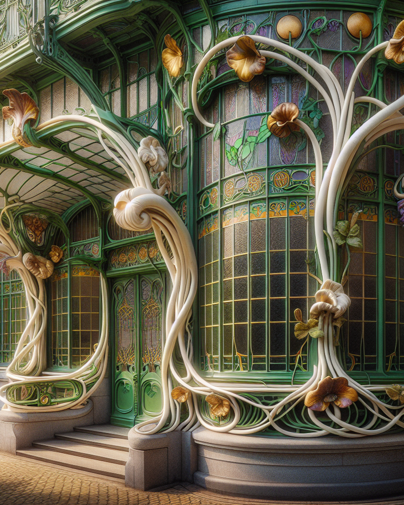 Les courbes végétales dans l'architecture Art nouveau de Victor Horta à Bruxelles