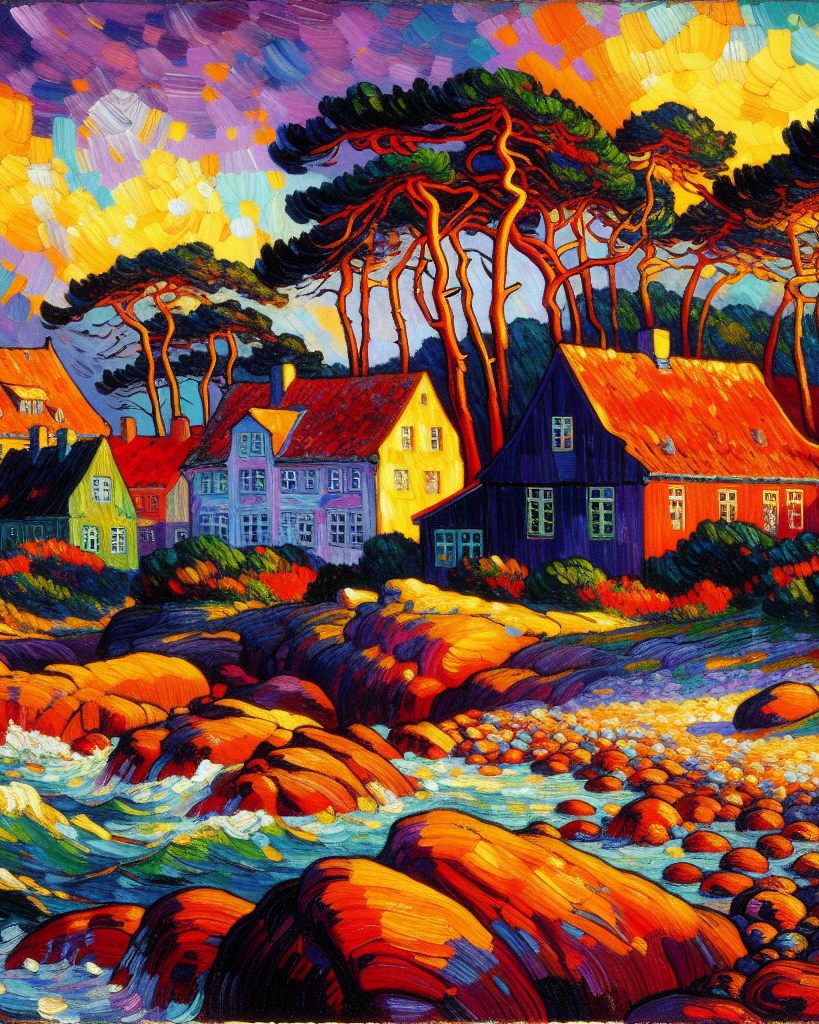 Le fauvisme au Danemark: l'influence d'André Derain sur Oluf Høst et les peintres de Bornholm