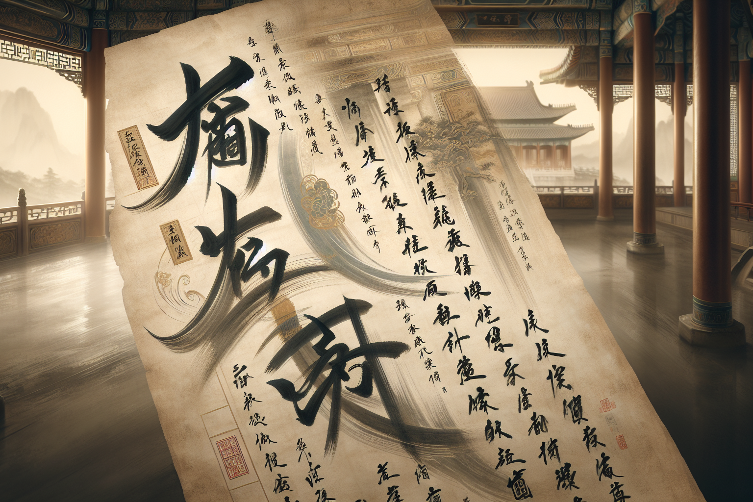 La calligraphie chinoise sous la dynastie Tang : quand l'écriture devient art