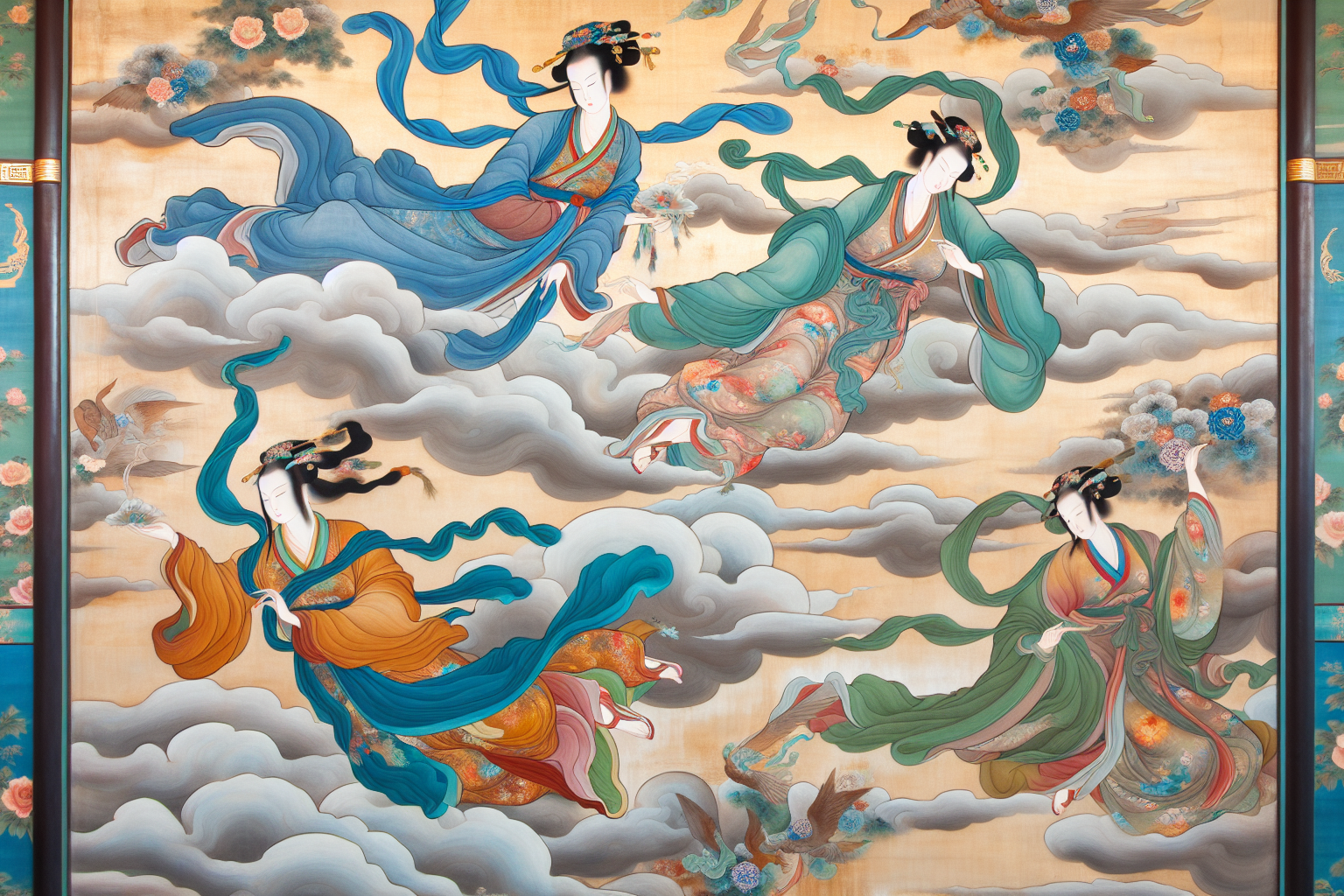 L'influence des danseuses célestes de Dunhuang sur l'art bouddhique de la Route de la Soie