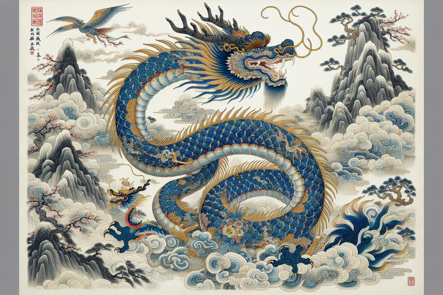 Le symbolisme des dragons dans la peinture de la dynastie Ming