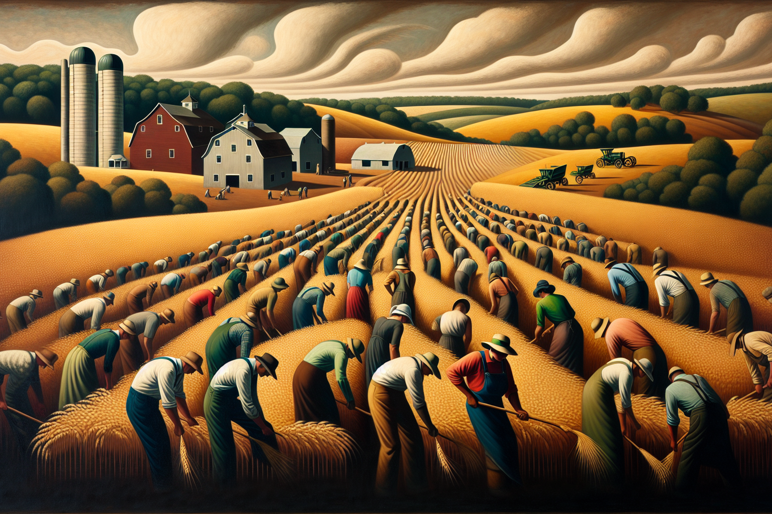 Le réalisme social dans la peinture rurale américaine des années 1930: L'héritage de Thomas Hart Benton