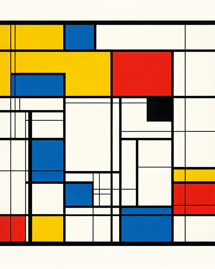 L'esthétique épurée des compositions de Piet Mondrian : quand la géométrie devient art