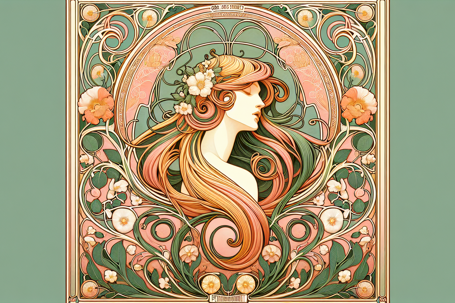 Les motifs floraux d'Alfons Mucha : Une révolution visuelle dans l'affiche Art nouveau à Prague