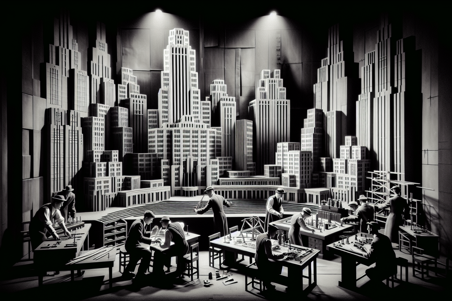 Les secrets de fabrication des décors monumentaux de Fritz Lang dans Metropolis