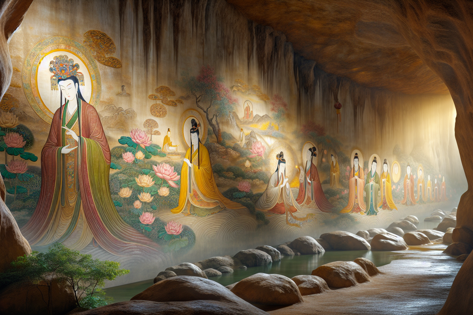 La peinture murale bouddhiste de Dunhuang: un trésor artistique le long de la Route de la Soie