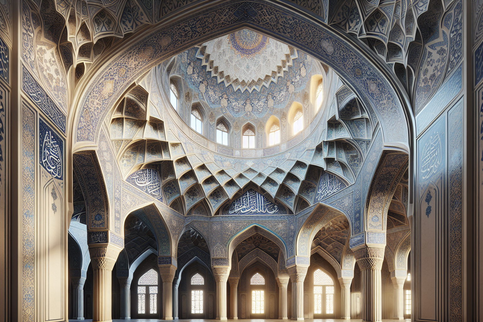 L'influence des calligraphes soufis sur l'architecture des mosquées safavides