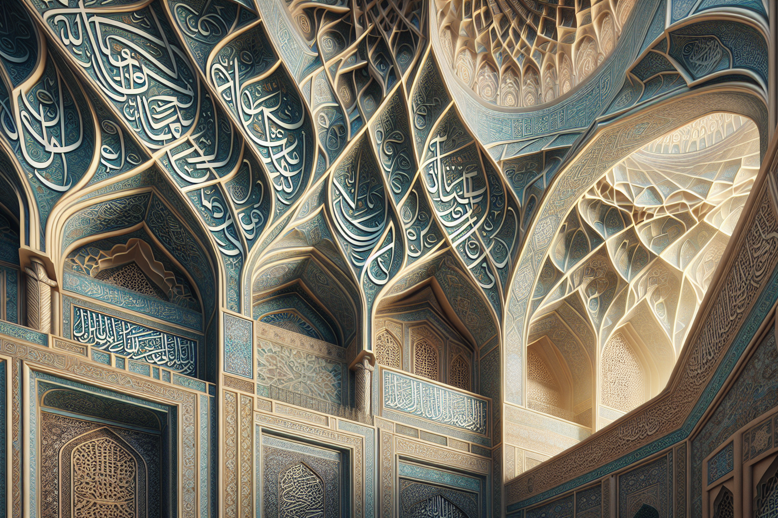 L'influence des calligraphes soufis sur l'architecture des mosquées safavides