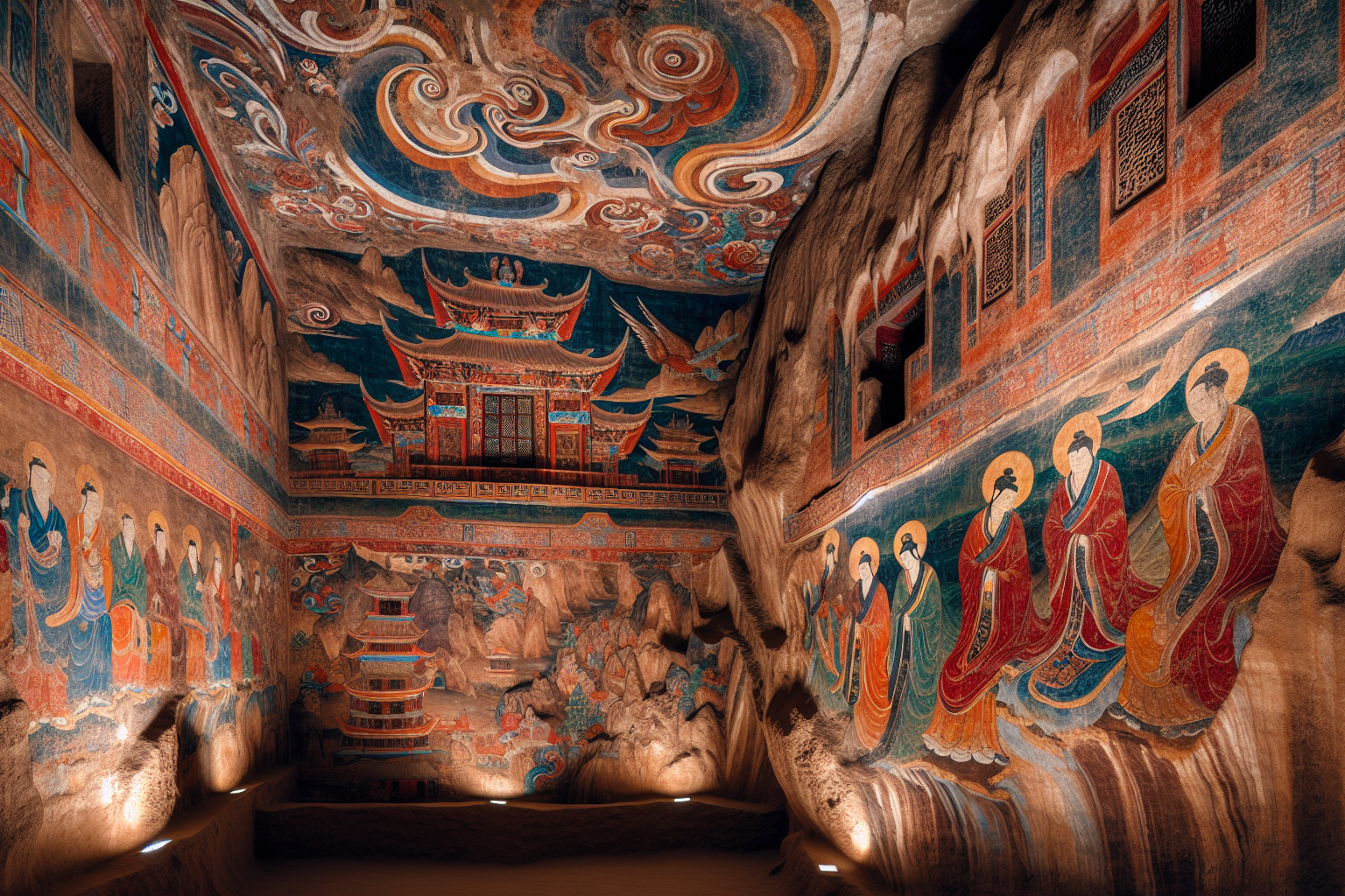 Le style pictural des grottes de Mogao: un héritage de la Route de la Soie