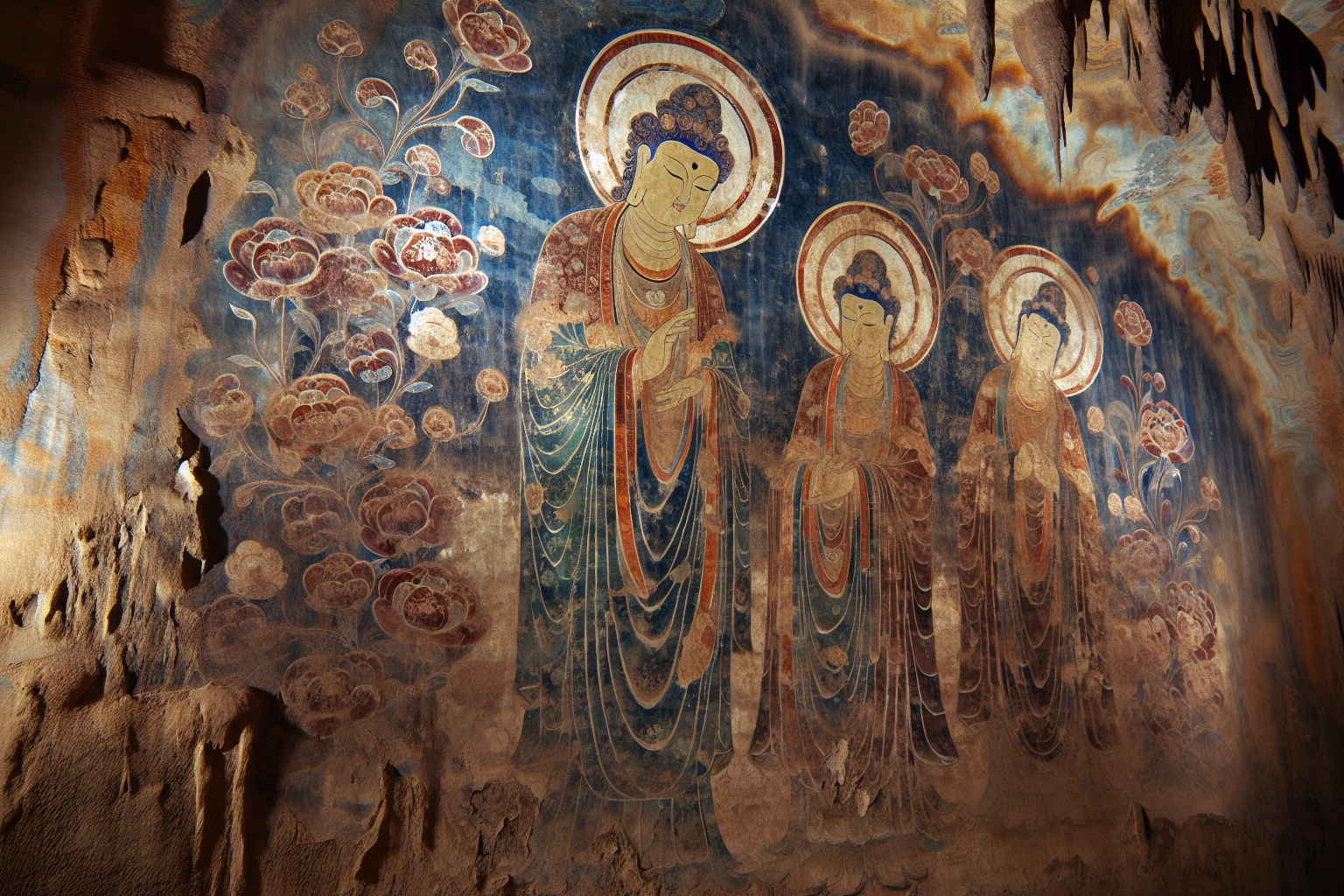 La splendeur des peintures murales bouddhiques de Dunhuang: un trésor artistique sur la Route de la Soie