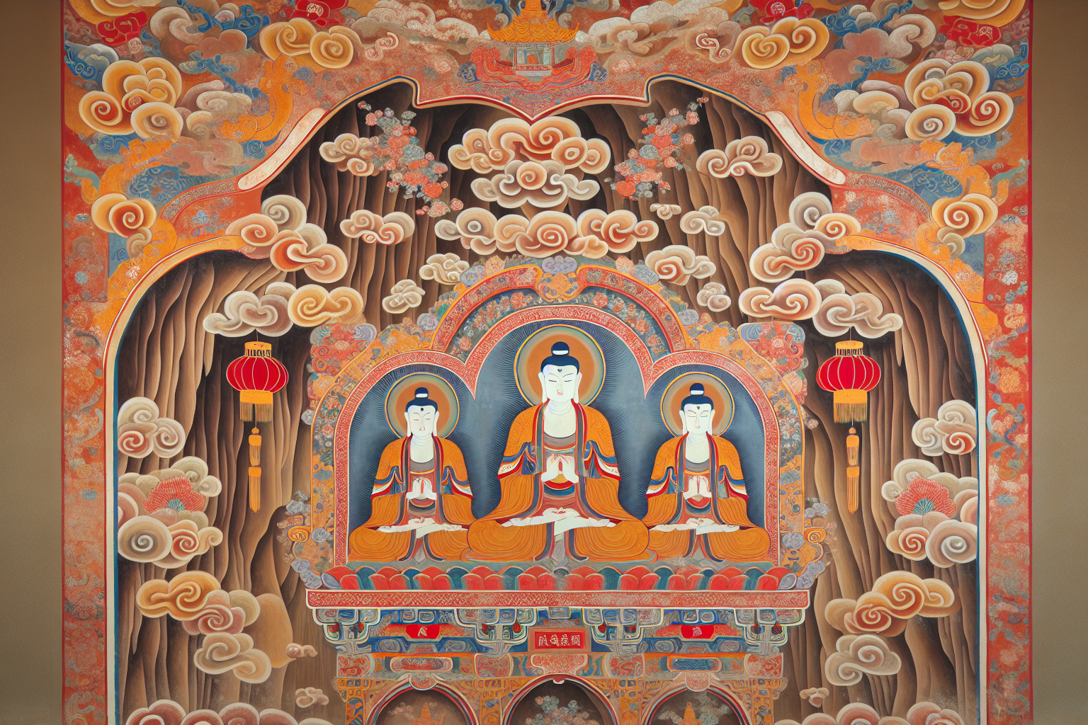 Les peintures murales bouddhiques de Mogao : splendeurs des grottes de Dunhuang