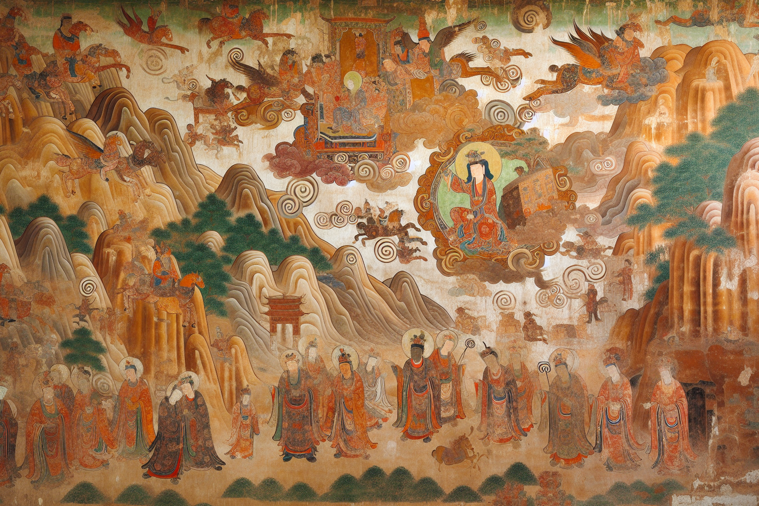 Les peintures murales de Mogao : L'extraordinaire héritage pictural des grottes de Dunhuang